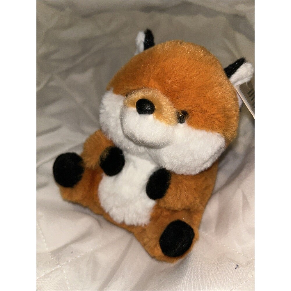Aurora World Rolly Pet Finley Fox Plush 5" Eco Friendly Stuffed Animal Toy NWT
